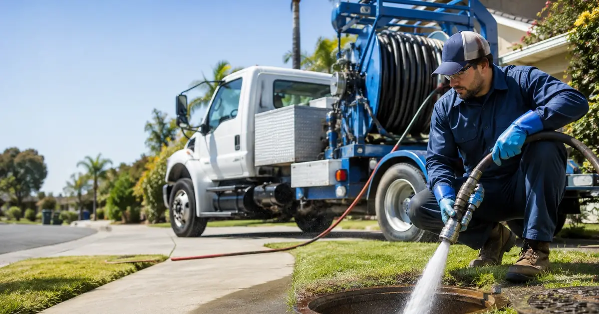 Hydro jet sewer cleaning Daly City