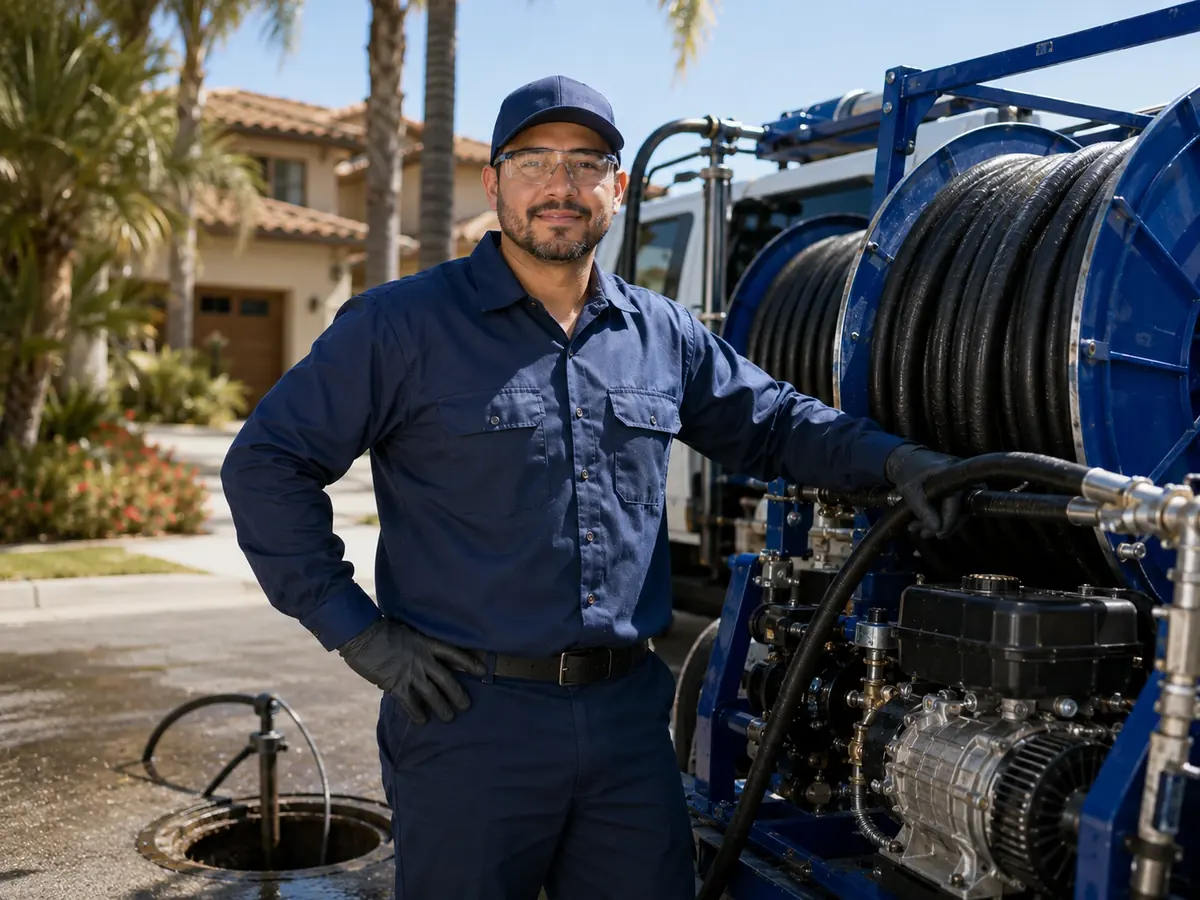 Hydro jet sewer cleaning in Daly City