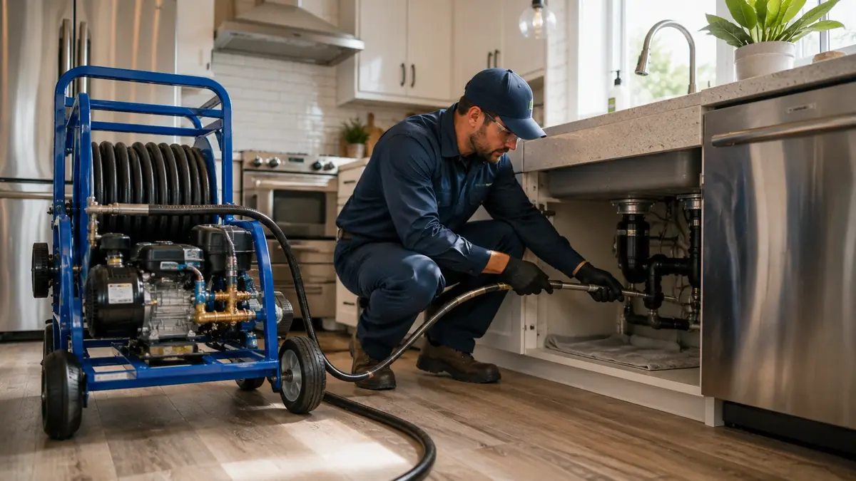 Kitchen Drain Hydro Jetting in Daly City