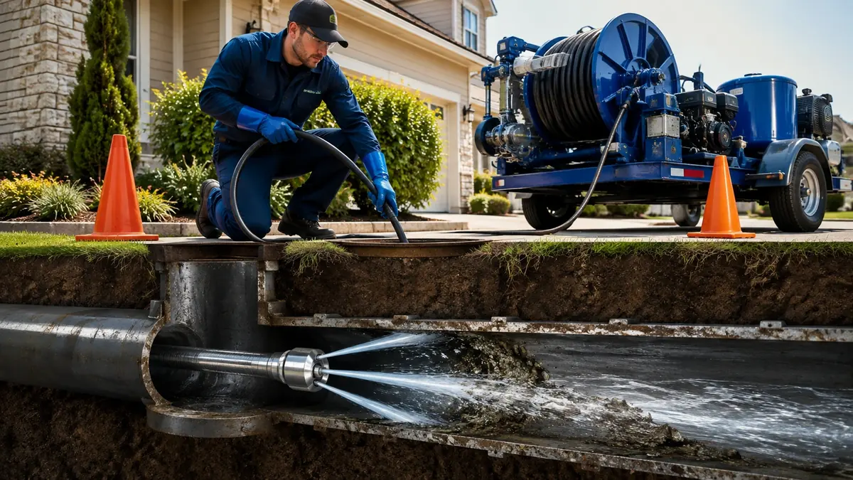 Main Sewer Line Hydro Jet Cleaning in Daly City